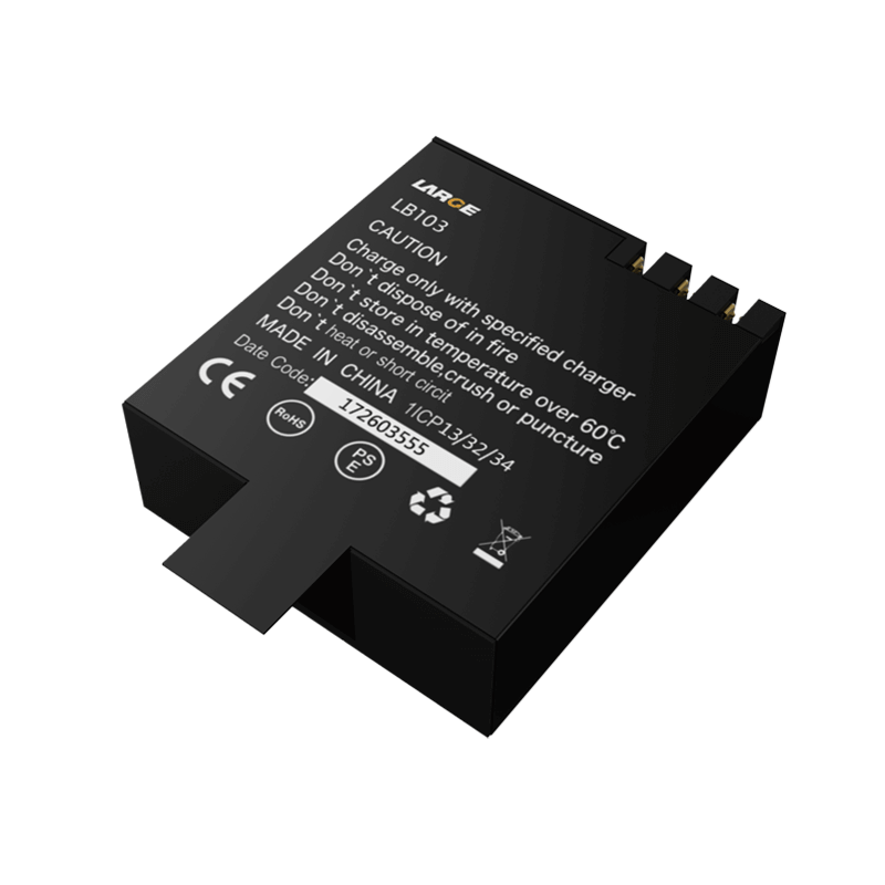 3.7V 1200mAh 1203030 聚合物鋰電池 運動相機電池，鈷酸鋰材料